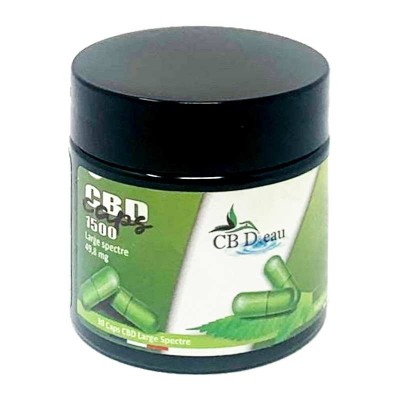 Gélules CBD 50mg CBD'EAU | Broad Spectrum Sans THC | Kana Pharma