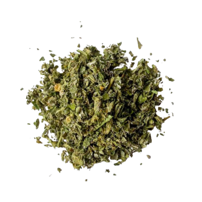 Mélange de plantes L'ENVOÛTANTE bio | Trim chanvre, noisetier, framboisier