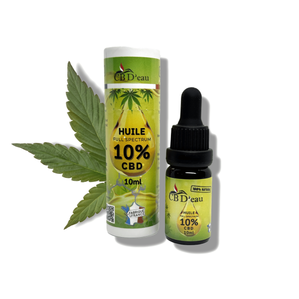 Huile CBD 10% full spectrum | CBD'EAU