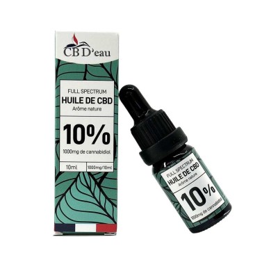 Huile CBD 10% Full Spectrum CBD'EAU | 1000mg - Extraction CO2 | Kana Pharma