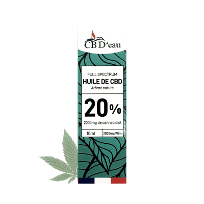 Huile CBD 20% Full Spectrum CBD'EAU 2000mg | Kana Pharma