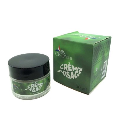 LOT CRÈME HYDRATANTE VISAGE À L'HUILE DE CHANVRE | CBD'EAU