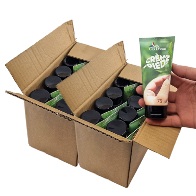 LOT CRÈME HYDRATANTE PIEDS À L'HUILE DE CHANVRE | CBD'EAU