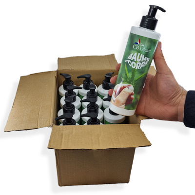 LOT LAIT HYDRATANT CORPS À L'HUILE DE CHANVRE | CBD'EAU