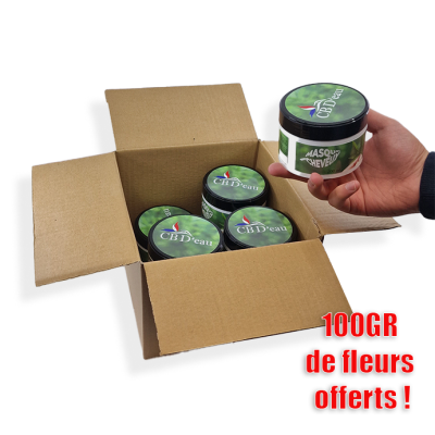 LOT MASQUE CAPILLAIRE À L'HUILE DE CHANVRE | CBD'EAU