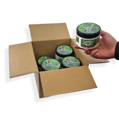LOT MASQUE CAPILLAIRE À L'HUILE DE CHANVRE | CBD'EAU