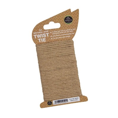 Lien Torsadé Jute Naturel 5m | Accessoire Jardinage Écologique | Kana Pharma
