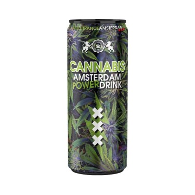Boisson CBD Amsterdam Power Drink 25cl - Energy Drink Légal | Kana Pharma