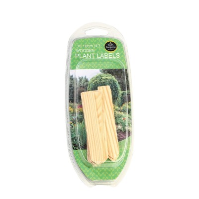 Étiquettes Plantes Bois 10cm | Lot de 10 | Kana Pharma