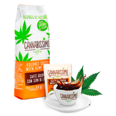 Café Graines Chanvre Bio Moulu CANNABISSIMO 250g | Kana Pharma