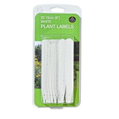Étiquettes Blanches pour Plantes 15cm - Lot de 25 | Kana Pharma