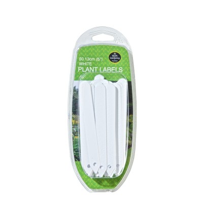 Étiquettes Blanches Plantes 13cm (Lot 50) - Organisation Jardin | Kana Pharma