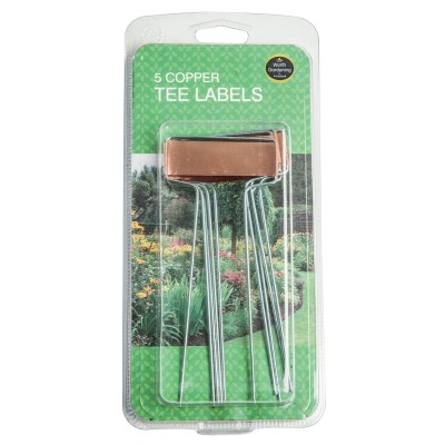 Étiquettes de Jardin en Cuivre Lot 5 - Identification Plantes Durable