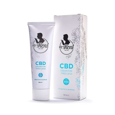 Crème jambes lourdes CBD 550mg Dr Kent | Full Spectrum | Kana Pharma