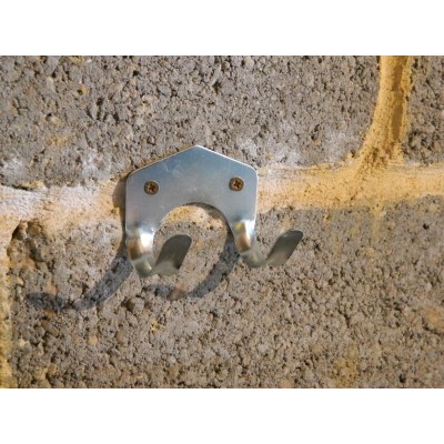 Crochets Doubles à Outils (Lot de 5) - Acier Galvanisé Résistant | Kana Pharma