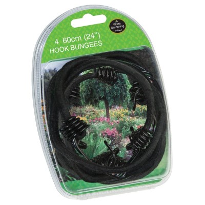 Crochets élastiques 60 cm lot 4 - Fixation bâche jardin | Kana Pharma