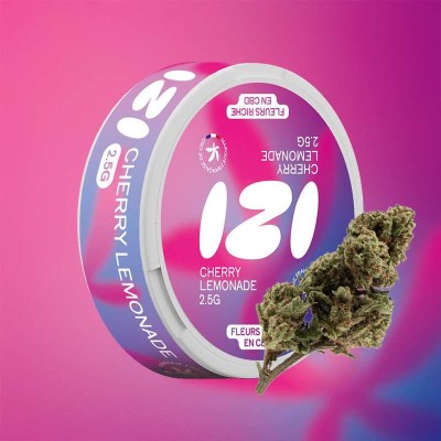 Fleur CBD Cherry Lemonade IZI 2.5g - Arômes Cerise Citron | Kana Pharma