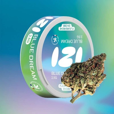 Fleur CBD Blue Dream 2.5g IZI - Arômes Myrtille | Kana Pharma