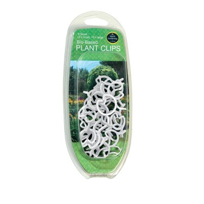 Pinces à plantes biodégradables 2 tailles - Lot de 25 clips écologiques