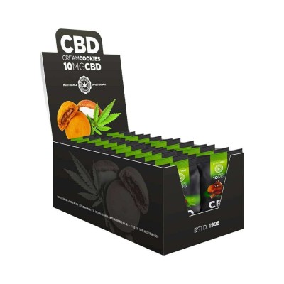 Biscuits Chocolat CBD 10mg Multitrance - Boîte 24 cookies sans THC