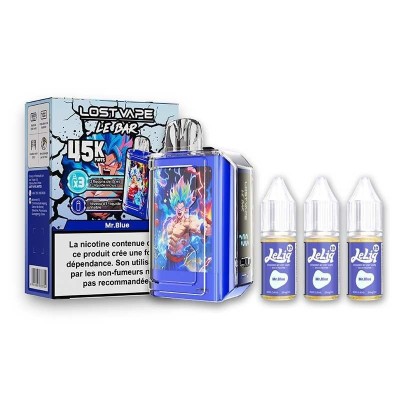 Puff Le Bar 45K Mr Blue Lost Vape - 45000 bouffées rechargeable | Kana Pharma
