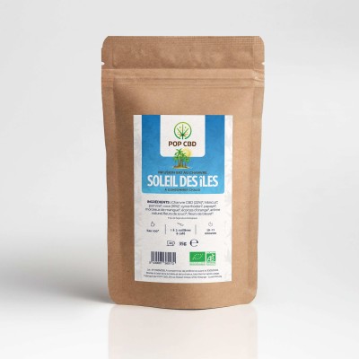 Tisane CBD Bio Soleil des Îles Pop CBD | Infusion Chanvre Exotique
