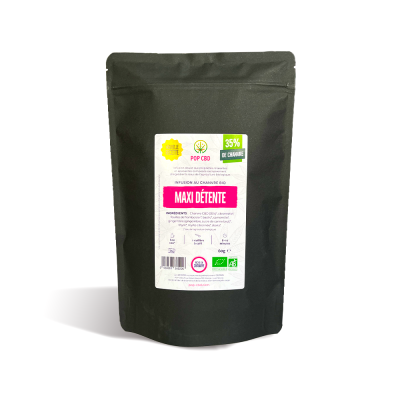 Tisane CBD Bio Maxi Détente 60g | Infusion Relaxante Luxembourg | Kana Pharma