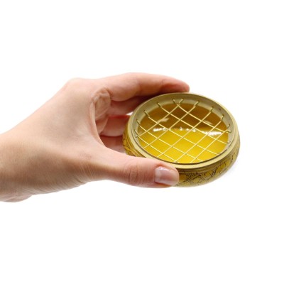 Pot d'Encens Charbon Chakra Racine Laiton | Brûleur Traditionnel