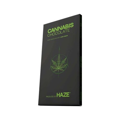 Chocolat Noir au Chanvre HAZE 80g | Graines de Chanvre 10% | Kana Pharma