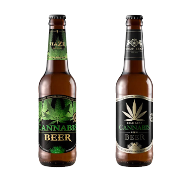 Bière CBD Amsterdam Gold Leaf 33cl | Multitrance & Haze | Kana Pharma