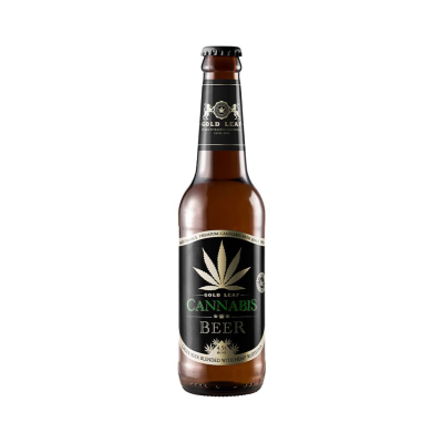 Bière CBD Amsterdam Gold Leaf 33cl | Multitrance & Haze | Kana Pharma