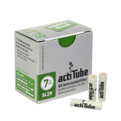 Filtre à Charbon ActiTube Slim 7mm - Pack 50pcs | Kana Pharma