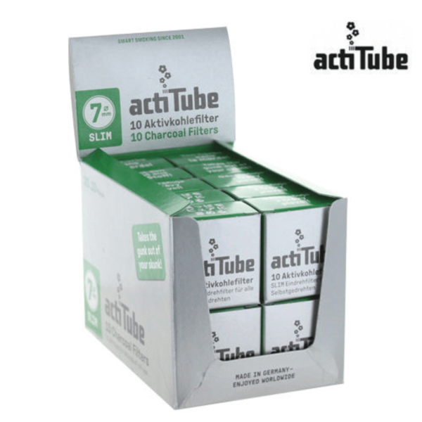 Boîte de 20 paquets Filtre à Charbon Slim 7mm - ActiTube
