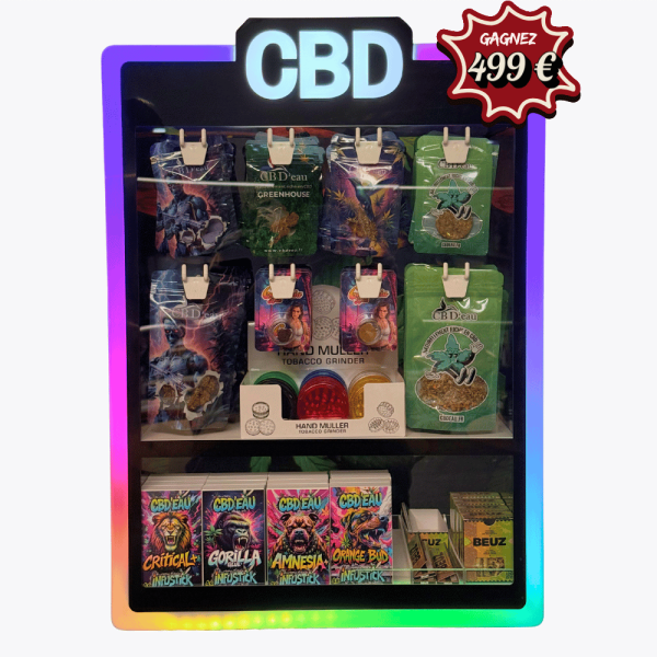 Vitrine Complète Fleurs & Résine - CBD’eau