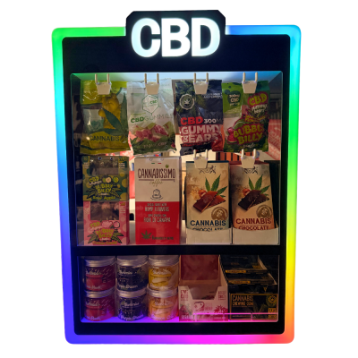 Vitrine Complète CBD Alimentaire - Bonbons, Gummies & Chocolats CBD | Kana Pharma