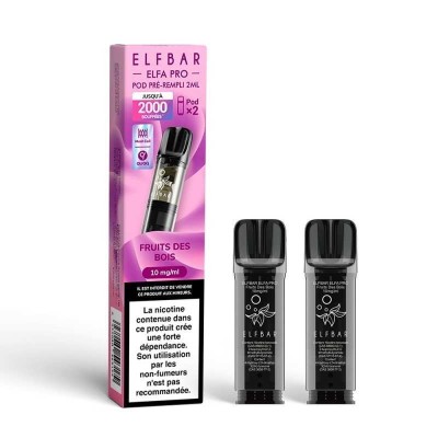 Pod Elfa Pro Fruits des Bois 2ml ElfBar | Pack de 2 | Kana Pharma