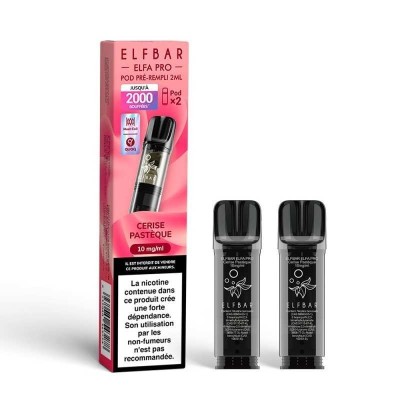 Pod Cerise Pastèque Elfa Pro 2ml - Pack de 2 ElfBar | Kana Pharma