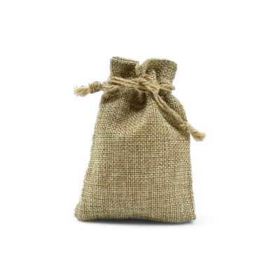 Lot 50 Pochettes Emballage Imitation Chanvre 9x12cm | Packaging CBD Écologique