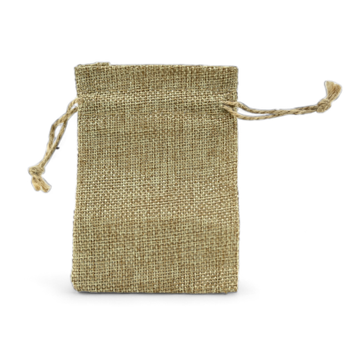 Lot 50 Pochettes Emballage Imitation Chanvre 9x12cm | Packaging CBD Écologique