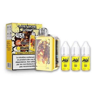 Puff Le Bar 45K Mangue Fruit de la passion Lost Vape - 45000 bouffées