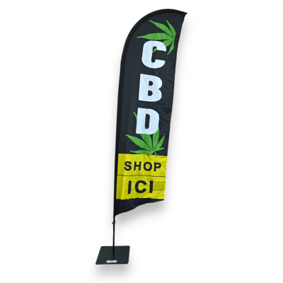 Beach Flag Shop CBD Oriflamme Classique