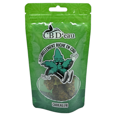 Lot de 100 pochettes Verte CBD'eau 190x110x70mm