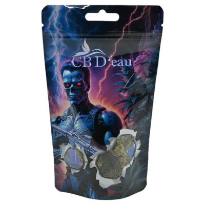 Lot de 100 pochettes Terminator CBD'eau 190x110x70mm