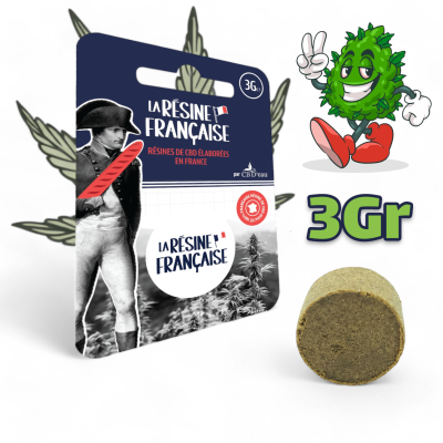 Résine CBD Amnesia Mousseux 3g - La Résine Française | Kana Pharma