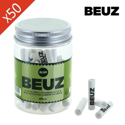 Filtres Charbon Beuz Slim 6mm x50 | Embouts Céramique | Kana Pharma