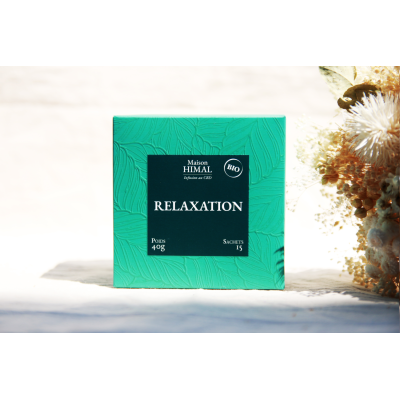 Tisane CBD Bio Relaxation Maison Himal 19mg | 15 sachets sans THC
