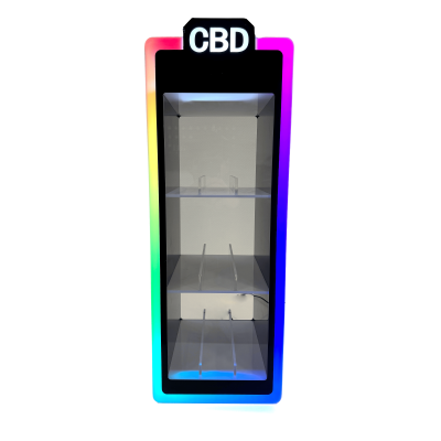 Display Vitrine LED CBD 70x26x25cm | Présentoir Lumineux Boutique | Kana Pharma