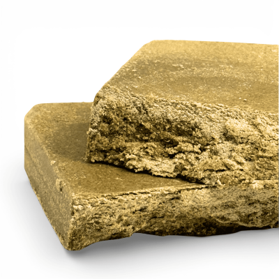 Résine CBD Nouveau Jaune 57% - 100g Hash Premium Française | Kana Pharma