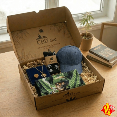 Pack Goodies Cannabis Style | Coffret 5 Accessoires | Kana Pharma