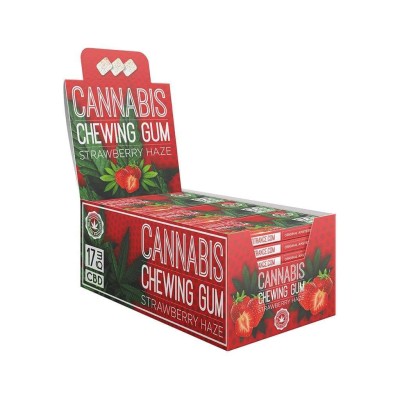 Chewing-gum CBD Fraise 17mg - Boîte 24 paquets MULTITRANCE | Kana Pharma
